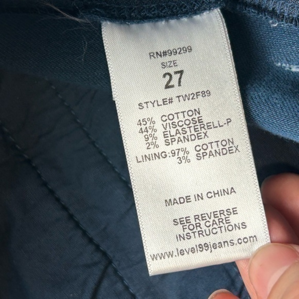 Level‎ 99 Rochelle High Rise Crop Straight Leg Pants - Picture 5 of 6